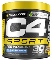 C4 Sport - Suplemento Preentrenamiento en Polvo - Sabor Frambuesa