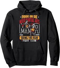 Pride or Die MMA: Sudadera Lucha Contra el Dolor