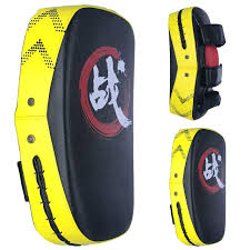 Escudo de Patadas YOUSHANG para Muay Thai - Azul 36x19x9cm