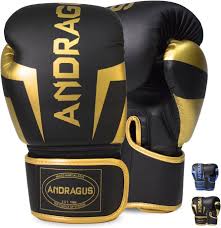 Guantes de Boxeo ANDRAGUS 12oz Premium para MMA y Muay Thai