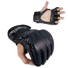 Guantes de Boxeo MMA UFC de Cuero con Acolchado y Protección