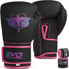 Guantes de Boxeo Rosa Mate para Mujer - EVO Fitness