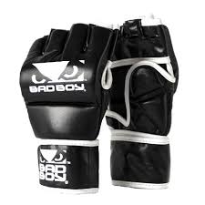 Guantes de Lucha Bad Boy Negro/Blanco