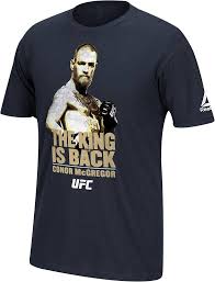 Playera de Manga Corta Reebok UFC Conor McGregor: El Rey Ha Regresado
