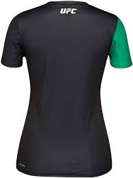 Jersey de Salida adidas UFC Reebok (Negro/Verde)