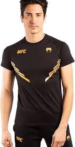 Camiseta UFC Replica VENUM para Hombre - Negro/Dorado 3XL