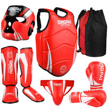 Juego de Guantes y Equipamiento para Boxeo - 6 Piezas