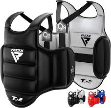 Protector Reversible de Pecho RDX para Taekwondo y MMA