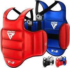 Protector Reversible de Pecho para TKD y MMA