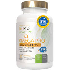 Life Pro Omega 3 Cápsulas IFOS 3000mg con Vitamina E - 30-90 Tomas