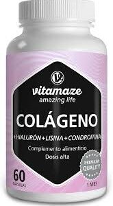 Colágeno con Ácido Hialurónico y Condroitina - 60 Cápsulas