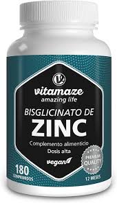 Zinc Bisglicinato 50 mg - 180 Pastillas Puras
