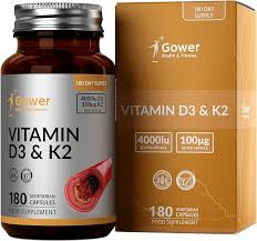 GH Vitamina D3 y K2: 4000iu y 100μg de Salud
