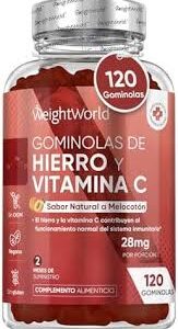 Gominolas Veganas de Hierro y Vitamina C - Sabor Melocotón