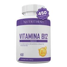 NUTRITHENT® 450: Vitamina B12 Pura 1000mg - Energía y Vitalidad