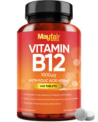 Vitamina B12 + Ácido Fólico: Tabletas Premium