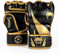 Guantes MMA Venum Challenger 2.0 - Negro/Oro - Talla M