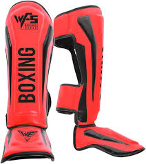 Espinilleras de Cuero para Kick Boxing y Muay Thai